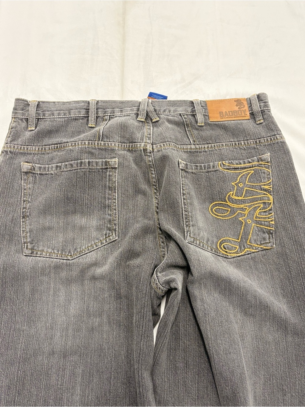 Y2K 2000s style Embroidered Baggy Jeans | $50